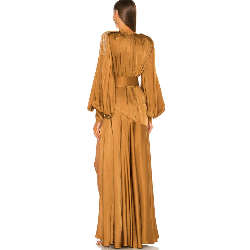 Vestido Camel