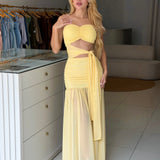 Vestido Celeste