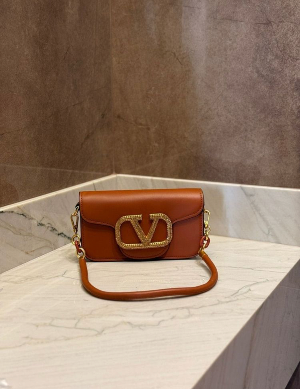 Bolsa Valentino com zircone