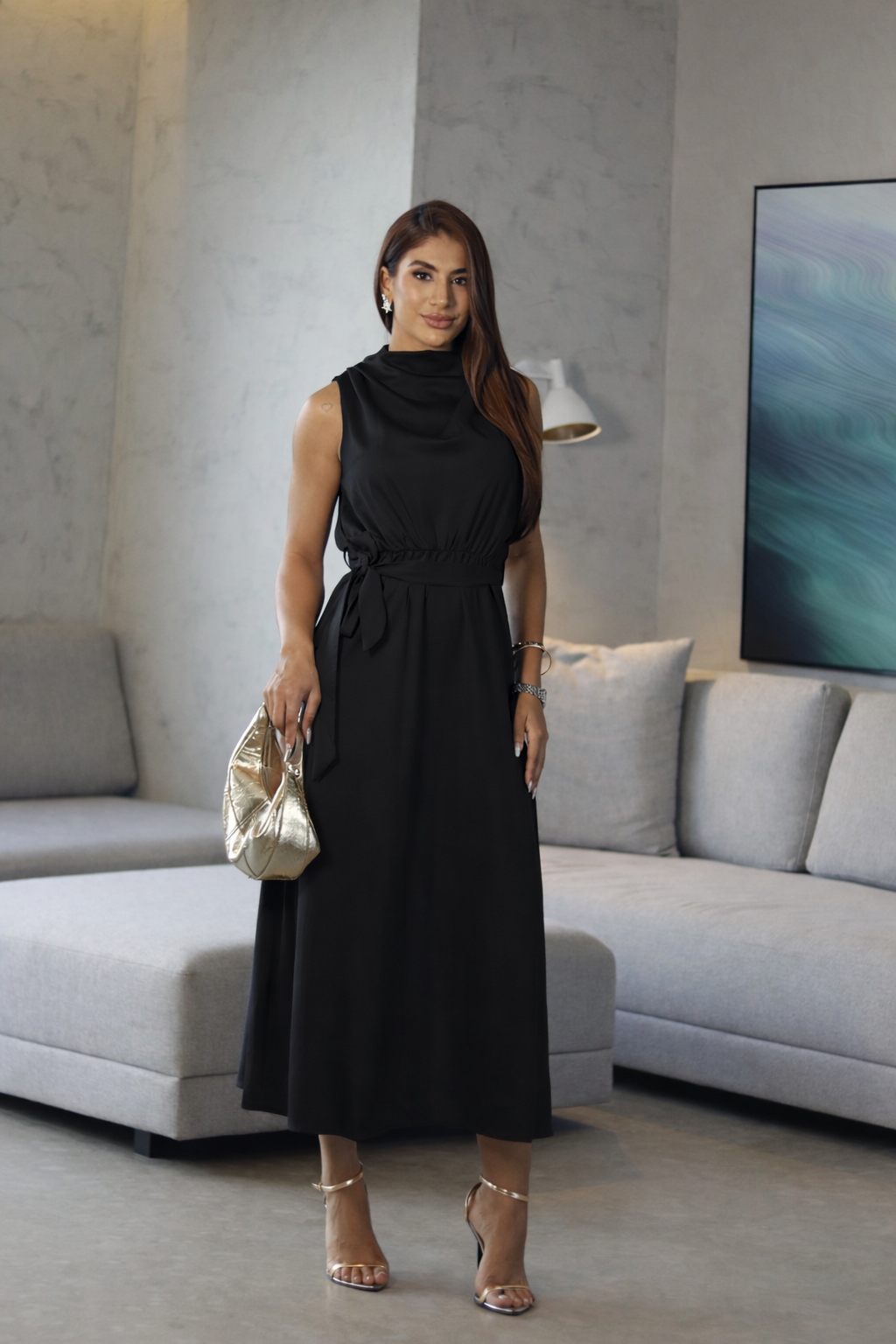 Vestido Cetim Esthe