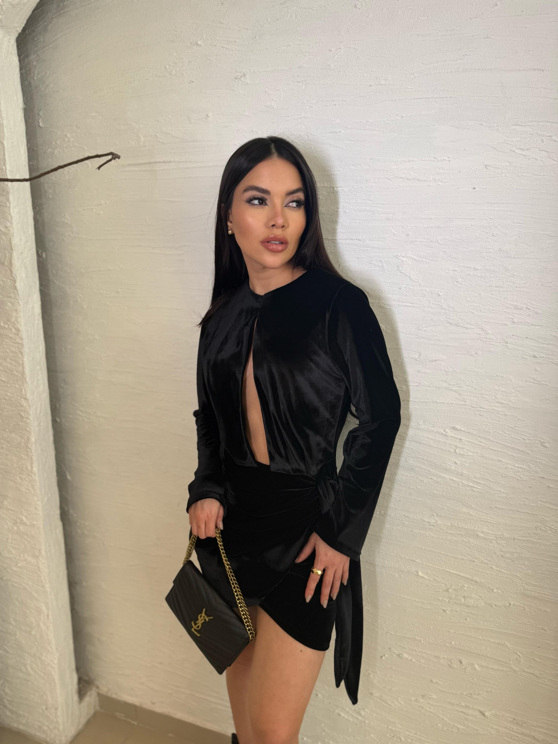 Vestido Veludo