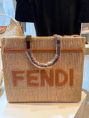 Bolsa de Palha Fendi