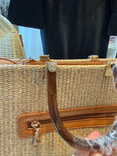 Bolsa de Palha Fendi