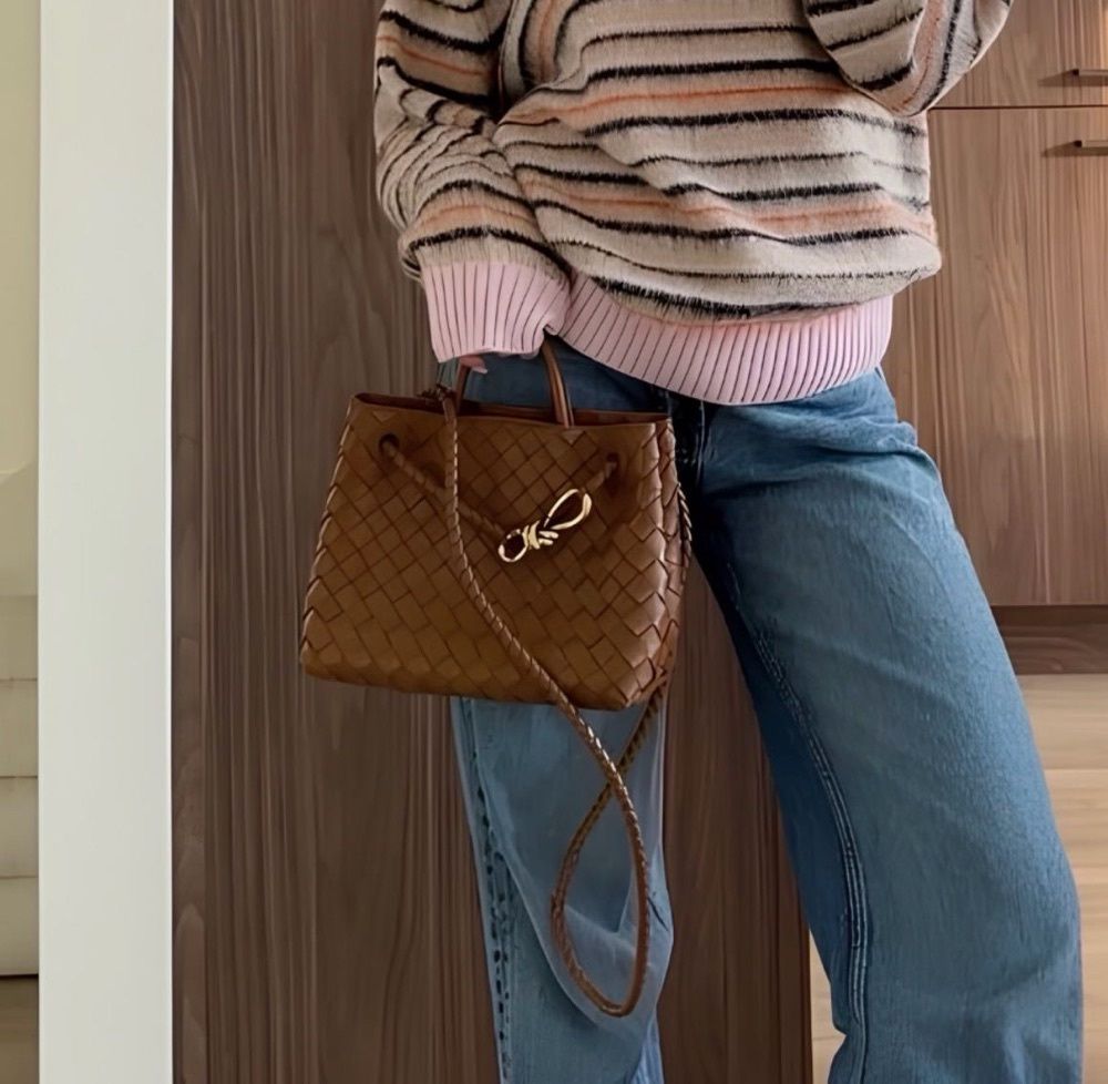 Bolsa Bottega Drop Tressê