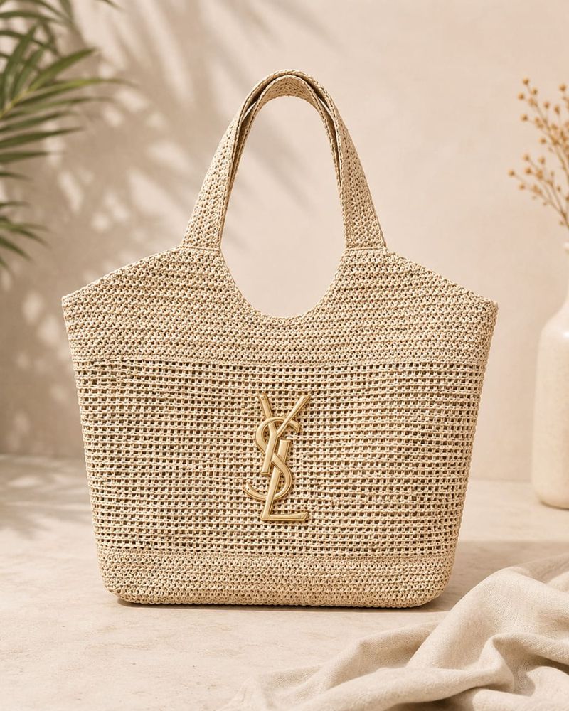 Bolsa YSL Maxi Bag Palha - Primeira Linha