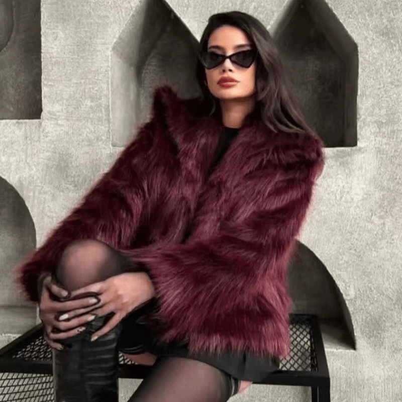 Casaco de Pelúcia Luxuoso Joanny – Conforto e Elegância para os Dias Frios - Purity