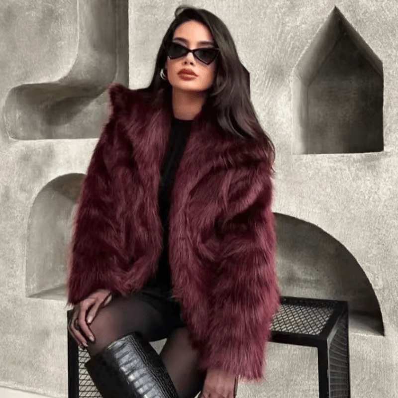 Casaco de Pelúcia Luxuoso Joanny – Conforto e Elegância para os Dias Frios - Purity