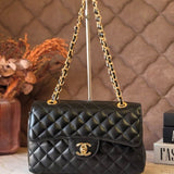 Bolsa CH Clássica - Média com Corrente Dourada