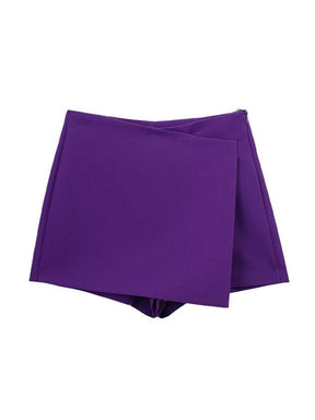 Short Saia Roxo Traf, Short Saia Zara, Purity Atelier