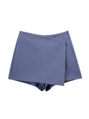 Short Saia Azul Traf, Short Saia Zara, Purity Atelier