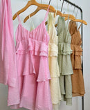 Vestido Curto de Babados Rebeca - Purity