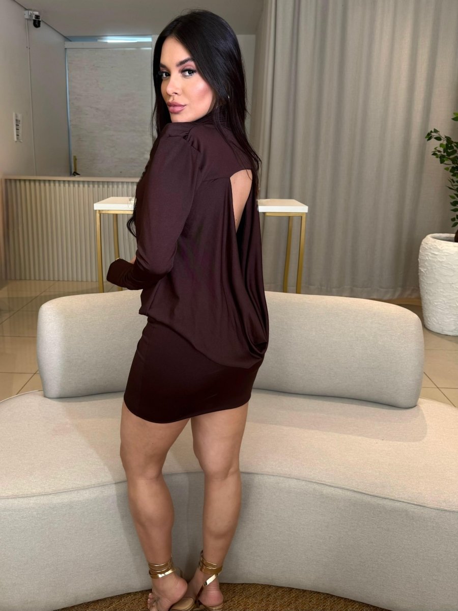 Vestido ombreiras - Purity