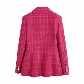 Blazer Feminino Rosa Lucille, Purity Atelier