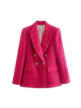 Blazer Feminino Rosa, Blazer Maia, Look Casual Inverno Feminino, Purity Atelier